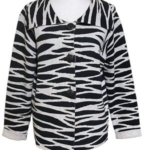 Chicos Evening Caves Dara Cardigan Sweater Cardigan pat -  size 2